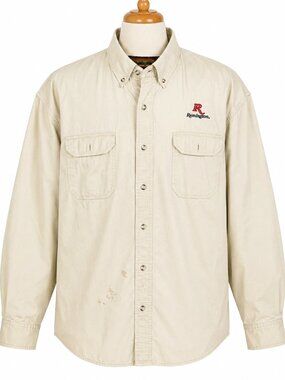 Vintage Remington Shirt Men's Large Utility Outdoor Rugged Workwear 90s Style